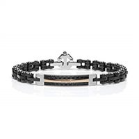 Bracelet Baraka Man in Steel Diamante 2.0 Ct BR291161ROCO - BR291161ROCO